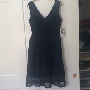brand new navy blue lace dress!!